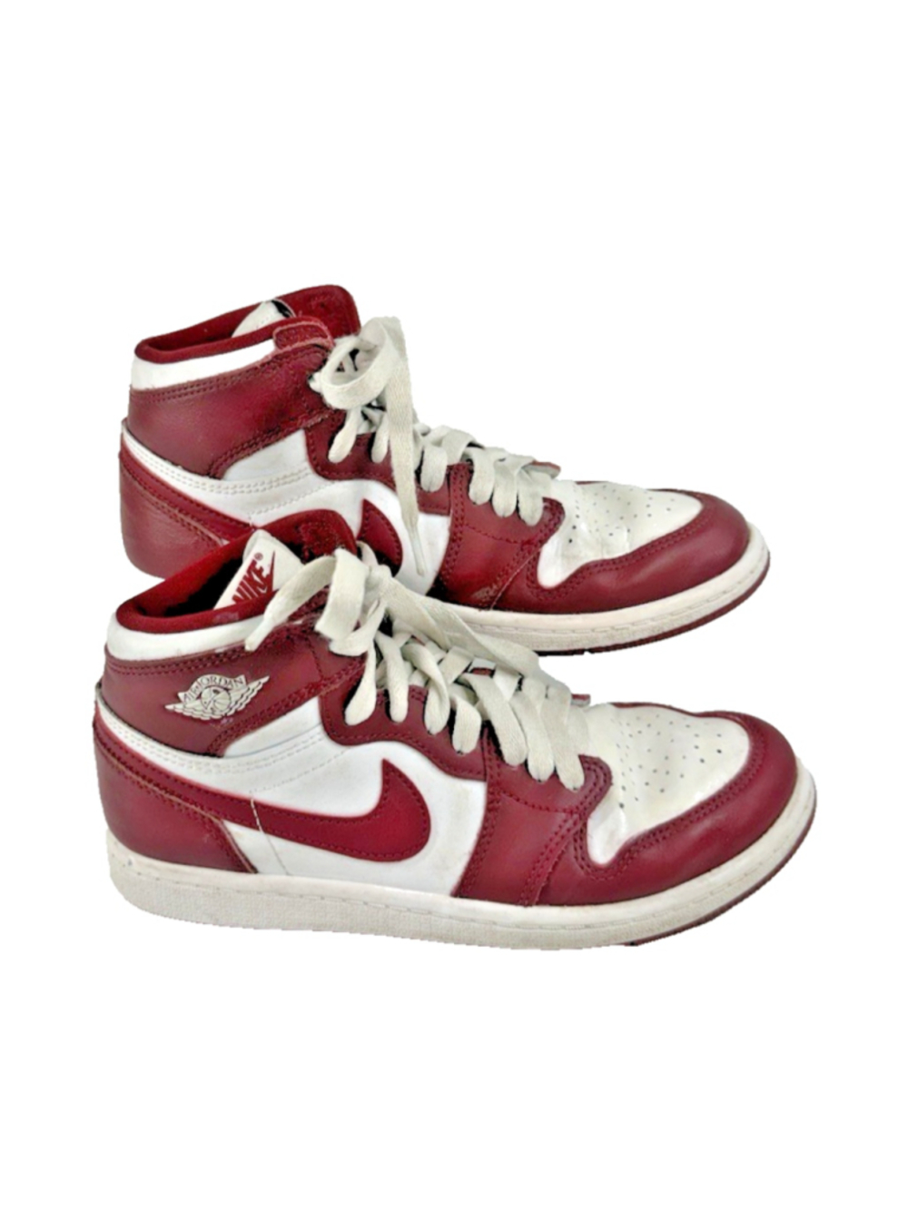 Nike Air Jordan 1 Retro OG Shoes Artisanal Team Red White Size 3Y DZ5485-160